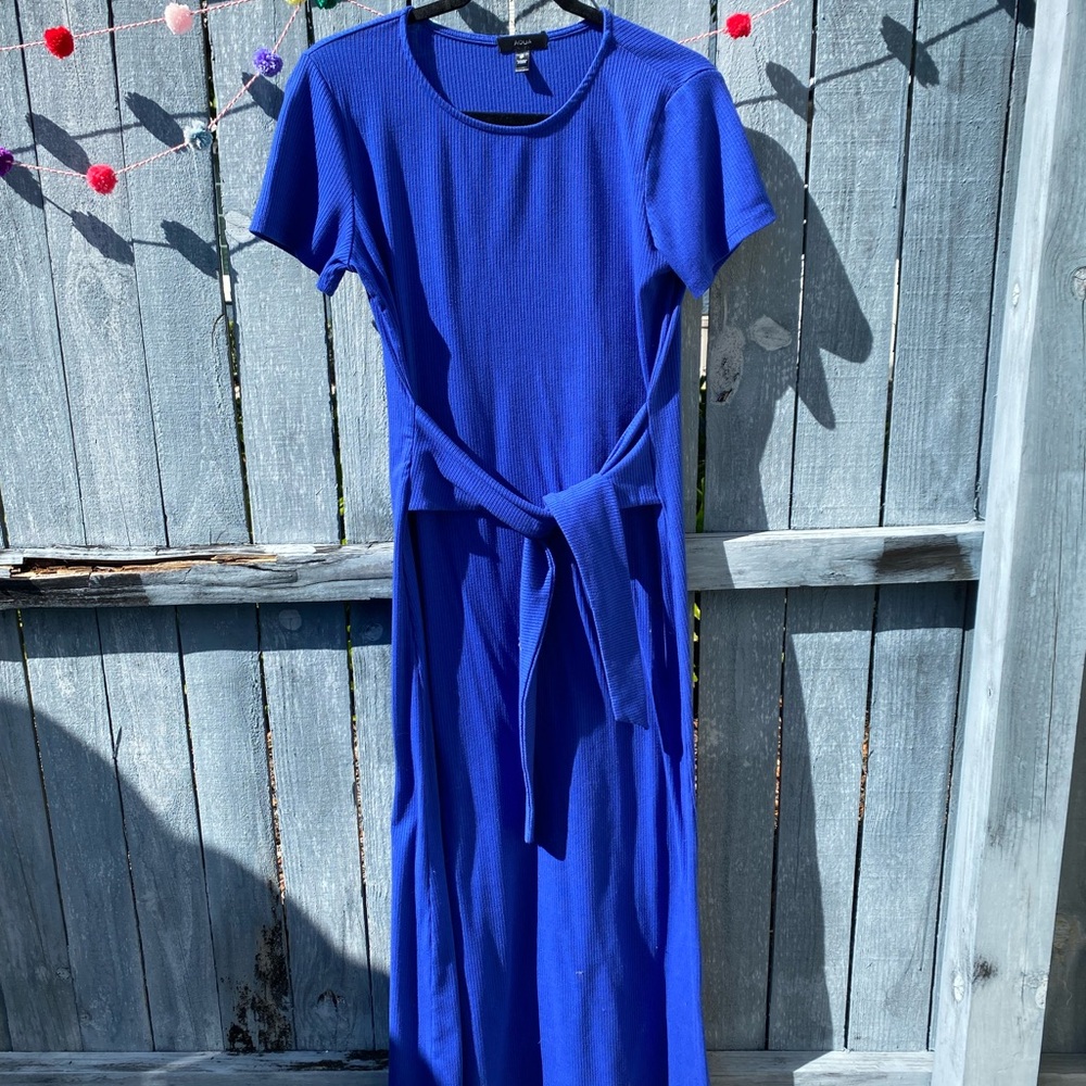 Aqua Blue Maxi Dress